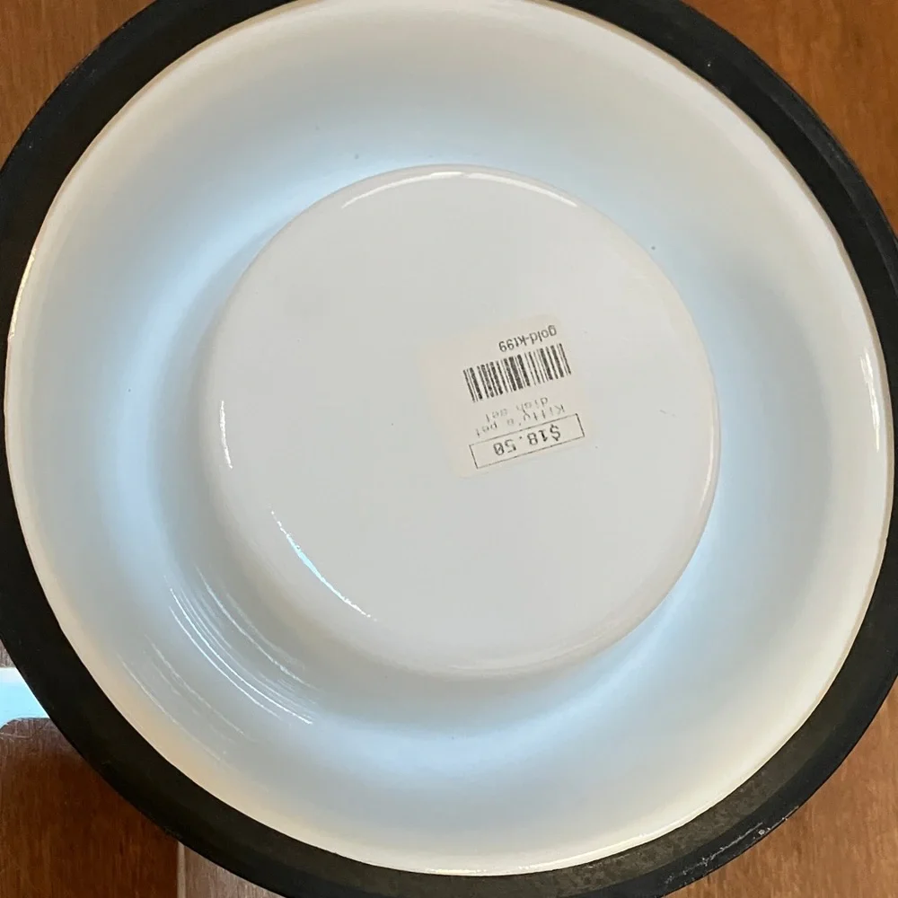 Black and White Cat Bowl
